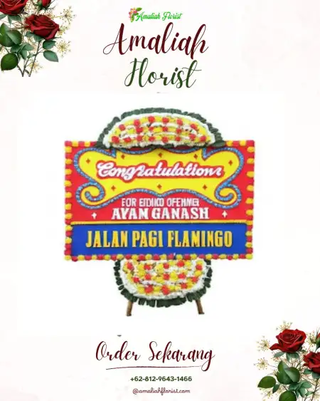 Sewa Papan Bunga Tebing Tinggi Okura